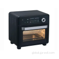 Convection Oven Black Air Fryer Oven 15L With Knob Control Manufactory